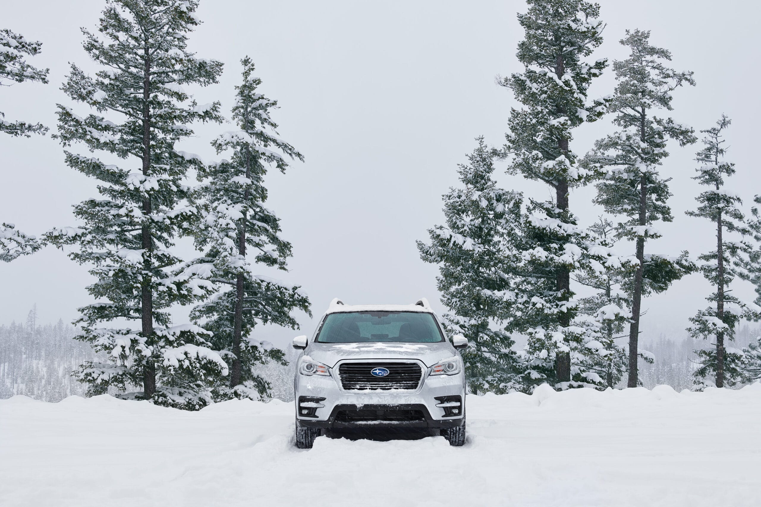 Subaru Ascent 2022 avec de bons pneus d'hiver | Option Subaru
