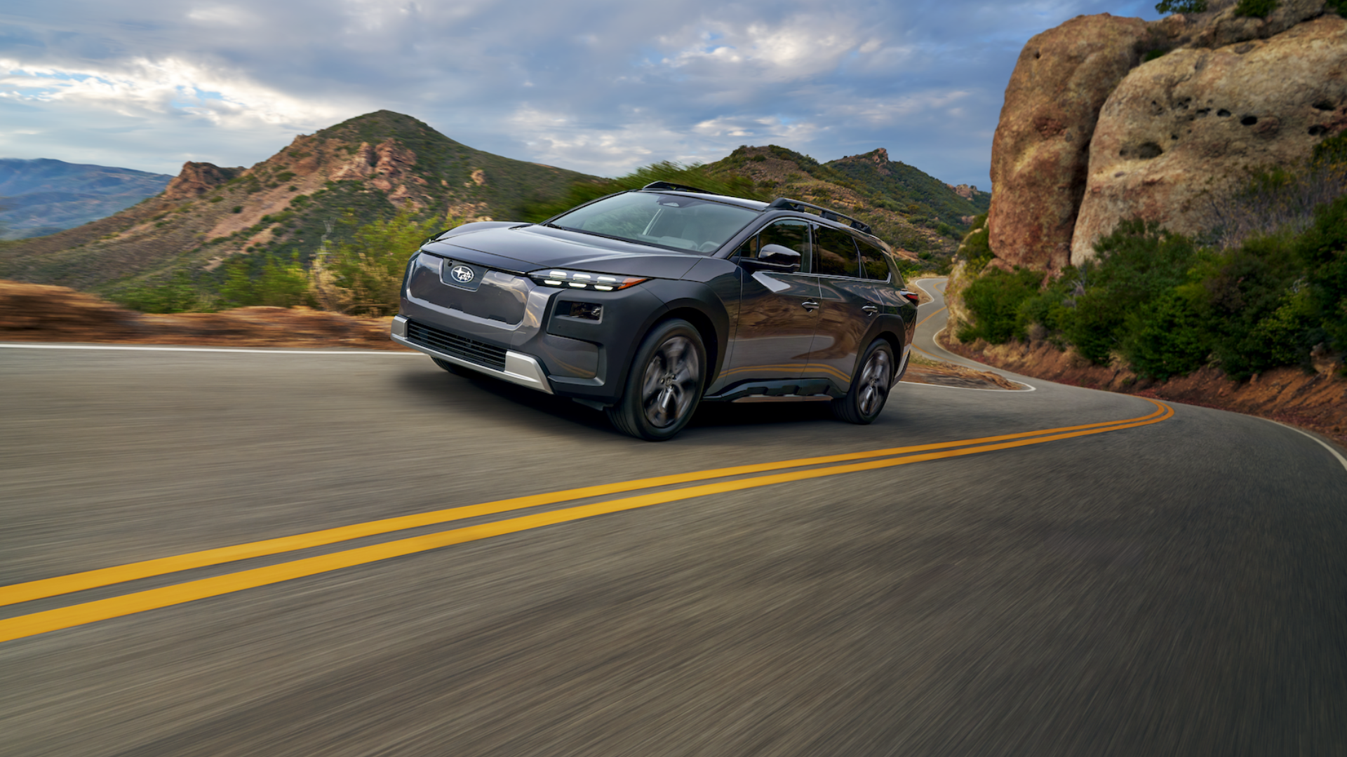 Subaru Trailseeker sur la route